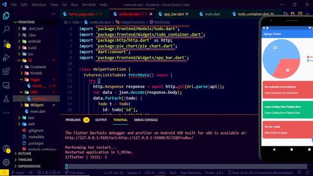 Building a Mobile App with Django & Flutter | Todo App | #9 Arranging the File Structure смотреть онлайн