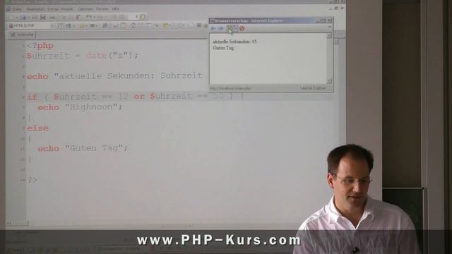 Lösung Aufgabe: Bedingung: if - else in PHP - http://www.PHP-Kurs.com смотреть онлайн