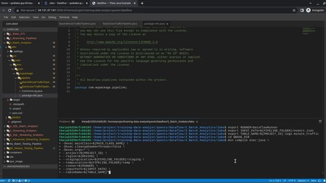 Serverless Data Processing with Dataflow - Batch Analytics Pipelines with Cloud Dataflow (Java) смотреть онлайн