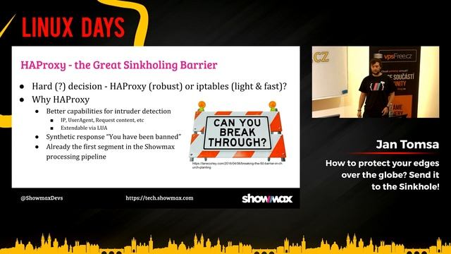 LinuxDays 2018 - How to protect your edges over the globe? Send it to the Sinkhole! - Jan Tomsa смотреть онлайн