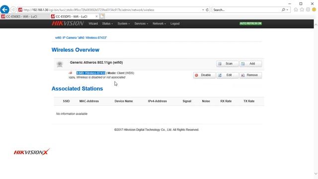 DS-3WR12C CONFIGURATION