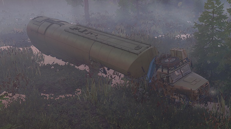 SnowRunner в деревне 