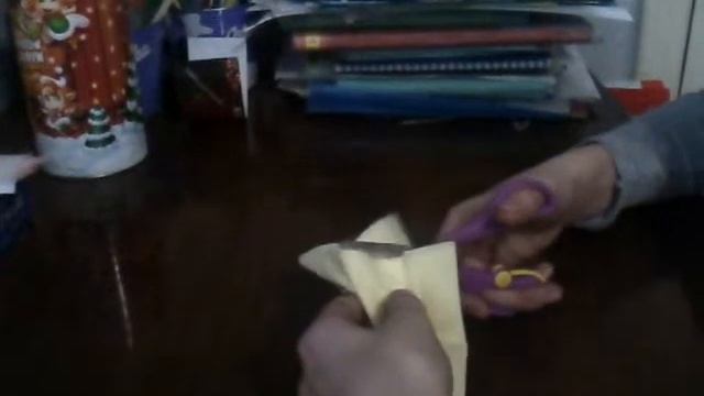Снежинка из салфеток смотреть онлайн