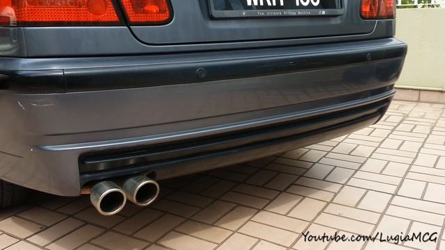 BMW E46 318i MSport ZSP - Muffler Delete + Rear Straight Pipe