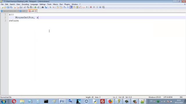 autohotkey mouseGetPos example смотреть онлайн
