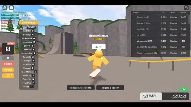 Shuvit - Roblox Skate park смотреть онлайн