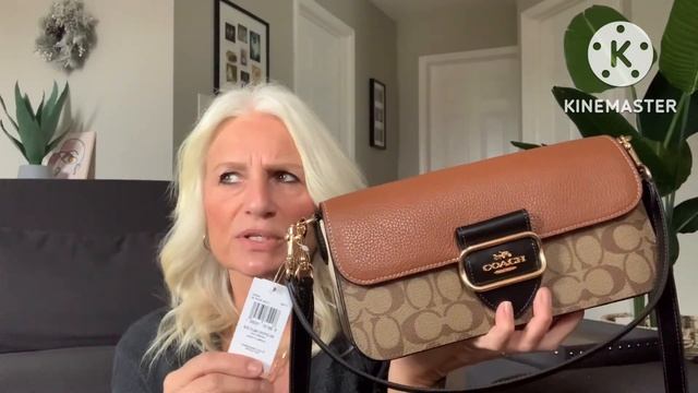 Bag Reveal: Coach Morgan Shoulder Bag In Colorblock Signature Canvas смотреть онлайн