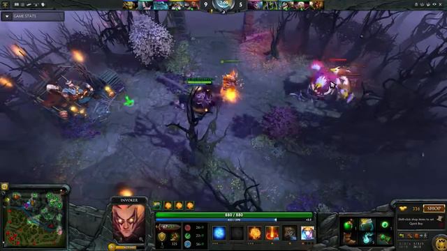 Дота 2 Инвокер (Invoker) - Тактика за Инвокера от Arteezy. смотреть онлайн