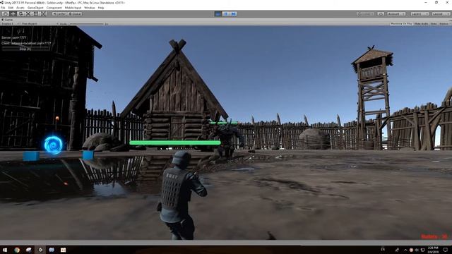 Unity Unet 3rd Person Shooting Game Boss Jump Attack смотреть онлайн