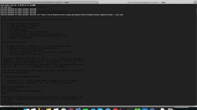 How to enable git auto complete on your mac? смотреть онлайн