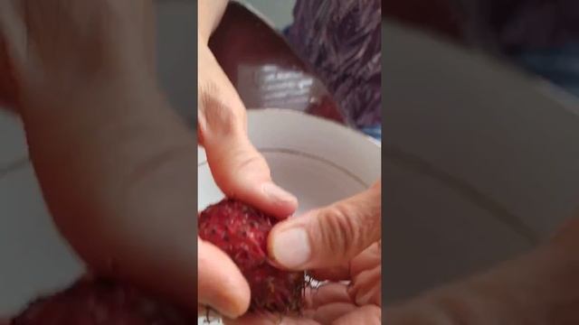 how to eat rambutan #shorts смотреть онлайн