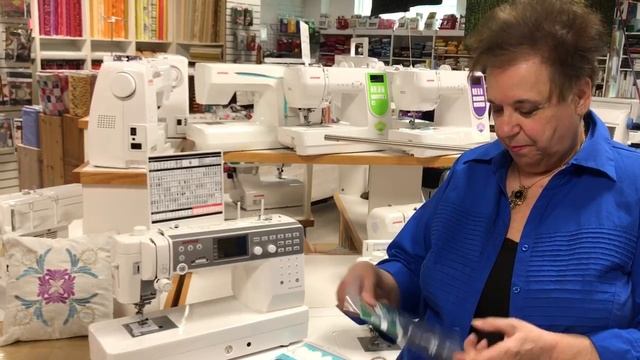 Fay Nicoll From Sunshine Sewing & Quilting Demonstrates The Janome 6700P смотреть онлайн