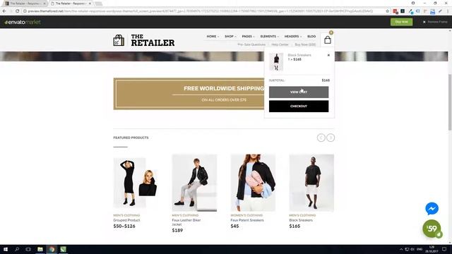Демо темы The Retailer для интернет-магазина смотреть онлайн