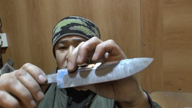 Нож с рукоятью из бересты смотреть онлайн