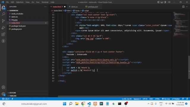 Cara Membuat Fitur Dark Mode Dengan Bootstrap Dan Jquery смотреть онлайн