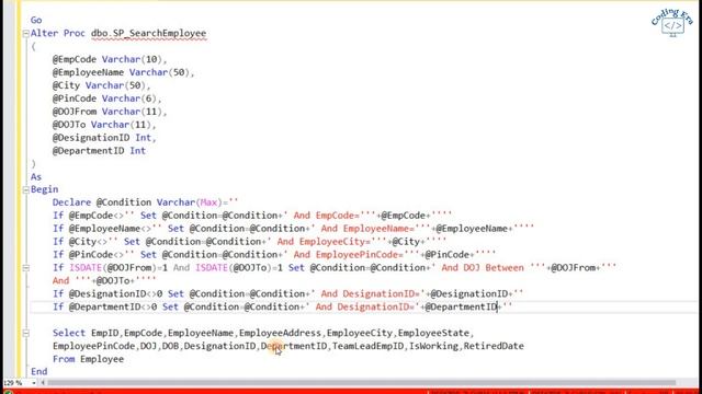 Dynamic Query in Sql Server Part 1 | Coding Era смотреть онлайн