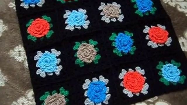 Вязаный чехол на подушку. Crochet pillow case. לסרוג במסרגה אחת смотреть онлайн