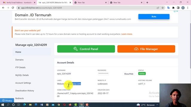 Cara Membuat Website Dengan Domain dan Hosting GRATIS || #buildwebsite смотреть онлайн