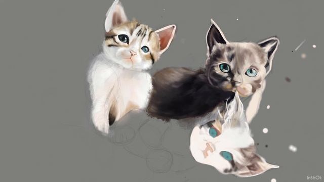3 Adorable Kittens ? Digital Painting Timelapse on Procreate смотреть онлайн
