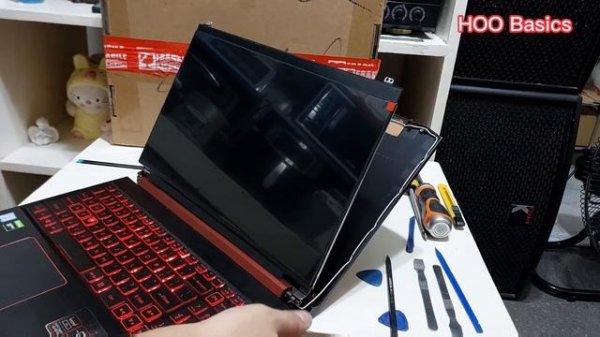 LCD/LED Replacement for Acer Nitro 5 AN515-54 Gaming Laptop #acernitro5 #lcd #laptoprepair #diy