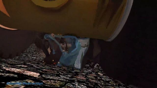 Beamng drive - School Bus Belaz Crashes & Heavy Car Destruction | BeamNG-Destruction смотреть онлайн