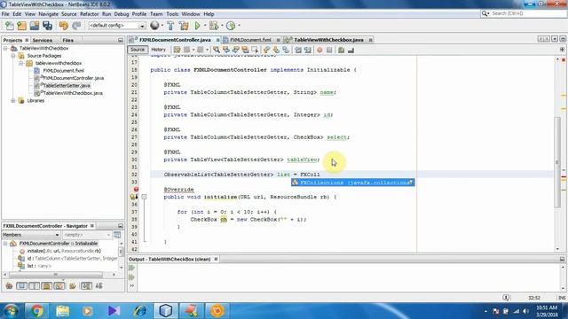 Java Fxml Table View With Checkbox смотреть онлайн