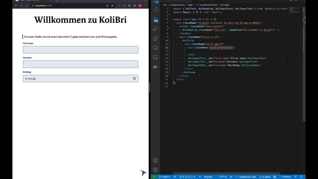 KoliBri - Video Tutorial - Create your first React-App смотреть онлайн