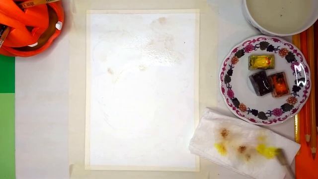 EASY CRAFT IDEAS Autumn Squirrel Art, Drawing With Watercolor And Watercolor Pencils