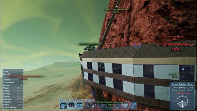 Space Engineers: "Mountain Top Manor" Station Alien Planet Base смотреть онлайн