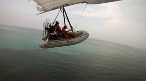 Полет на дельтаплане.