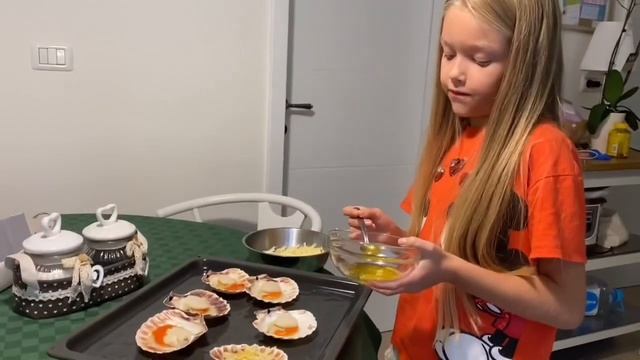 Гребешки в духовке #гребешки #рецепты смотреть онлайн