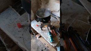 Газовая походная горелка из водогрейки своими руками