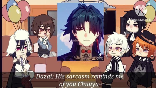 •Bsd react to Male y/n [Request's are open]• смотреть онлайн