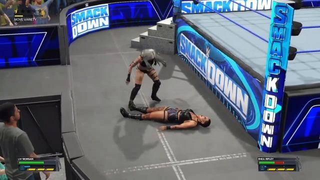 WWE 2K23 LIV MORGAN EXTENDS A CHALLANGE TO RHEA RIPLEY AT WRESTLEMANIA! SMACKDOWN смотреть онлайн
