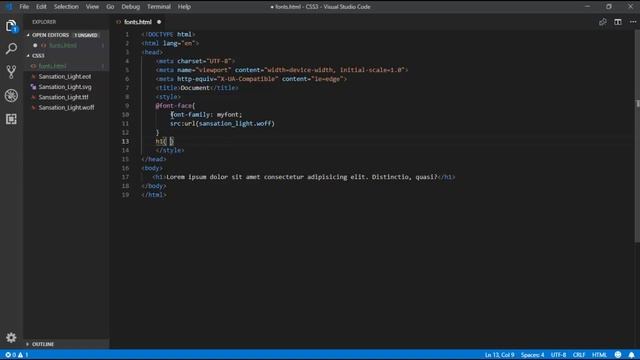 CSS3 9 - CSS3 Web fonts | How to include google fonts to web page? | TTF | OTF | WOFF | SVG | EOT смотреть онлайн