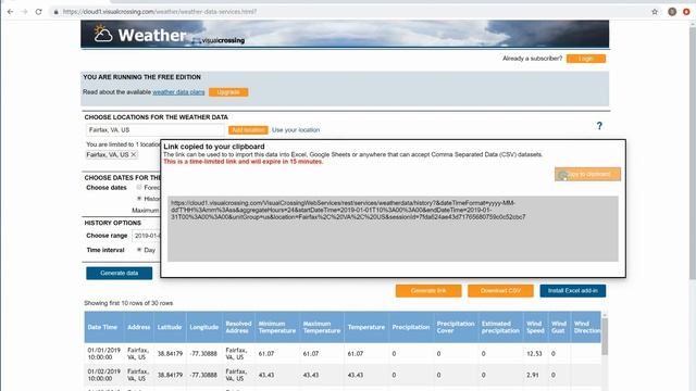 How to load historical weather data into Microsoft Excel смотреть онлайн