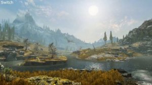 Skyrim Nintendo Switch vs Xbox One S Special Edition Graphics Comparison