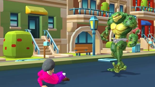 Team Super hero - rescue Baby Nick escape the group Zombie vs dinosaur despot - Scary Teacher - 3D смотреть онлайн