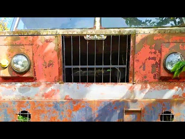 Чудом сохранился ооочень редкий и единственный автобус на базе КРАЗ смотреть онлайн