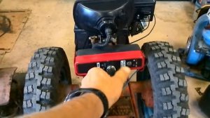 Мотоблок МТЗ 05 с электростартером и фарой.