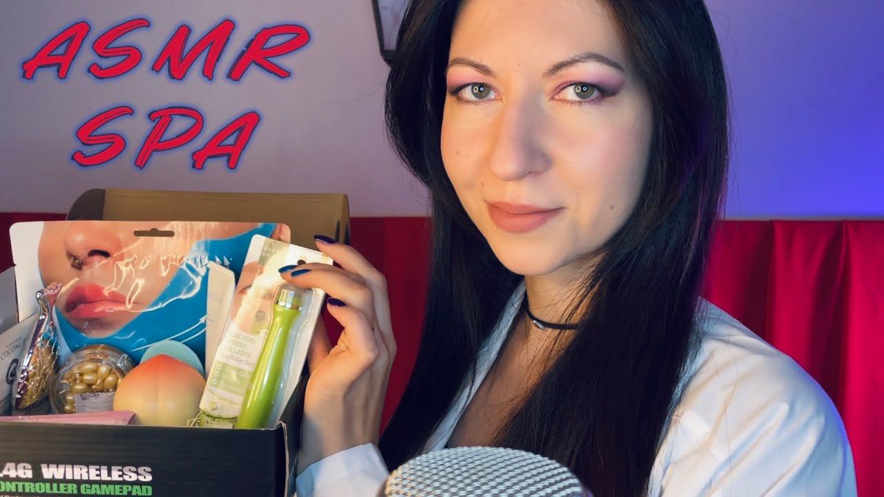 АСМР УСЫПЛЯЮЩЕЕ СПА ♀️ Уход за кожей лица ✨ASMR sleep spa смотреть онлайн