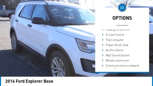2016 Ford Explorer T42007B смотреть онлайн