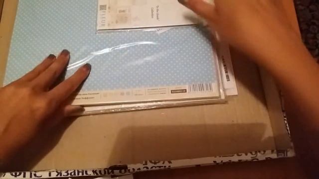 Скрапбукинг. Обзор посылки. смотреть онлайн