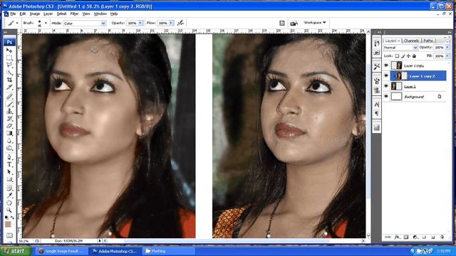 how to smoothing skin in photoshop 2013 смотреть онлайн