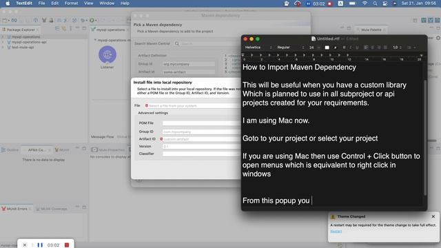 Anypoint Studio || Install local Maven dependency #mulesoft #technology #tech #technical #hacks смотреть онлайн