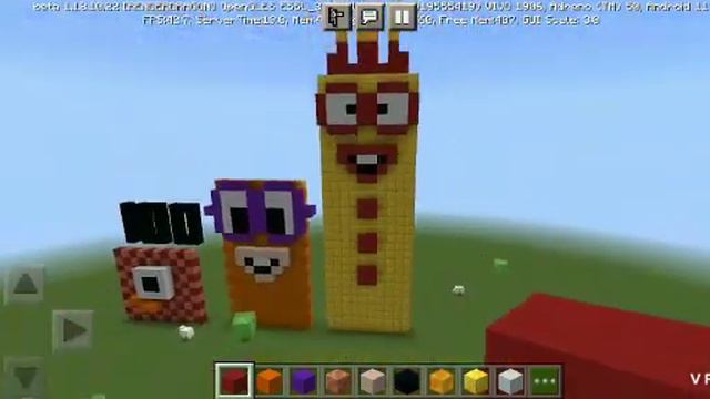 Numberblocks Minecraf 100 200 300