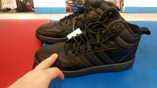 Кеды утепленные мужские adidas Hoops 3.0 MID WTR