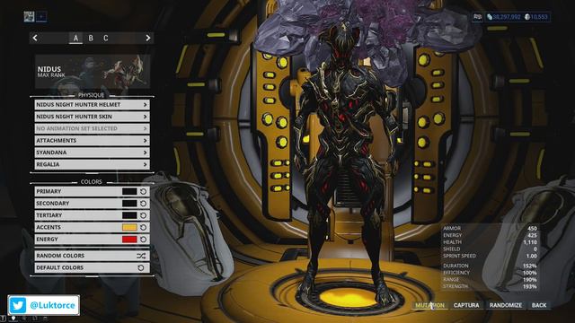 Warframe - NIDUS' NIGHT HUNTER TENNOGEN SKIN + HELMET: A Closer Look!! смотреть онлайн