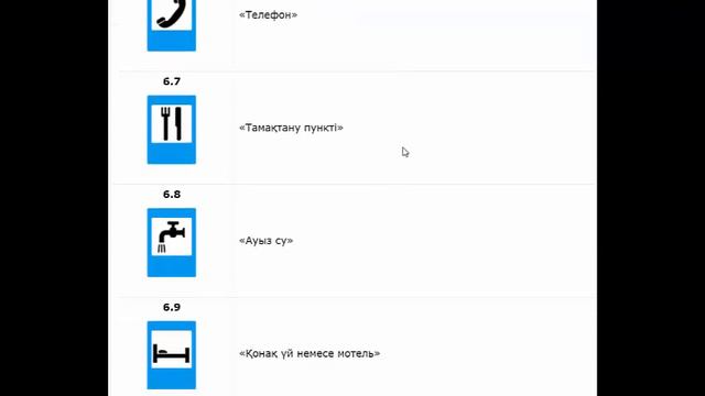 Сервис белгілері. жол белгілері смотреть онлайн