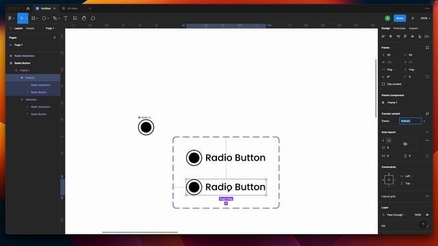 Create Radio Button | Figma Tutorial For Beginners | Figma Interactive Components смотреть онлайн